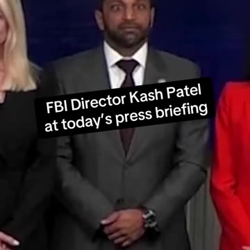 FBI Director Kash Patel What's wrong with him?
