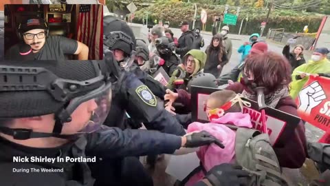 #ANTIFA Member #Arrested At #Portland #ICE #Protest Caught By #Nick Shirley