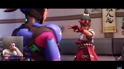 Reacting To Kiriko's Missing Eyebrows - Overwatch 2 Animated Short