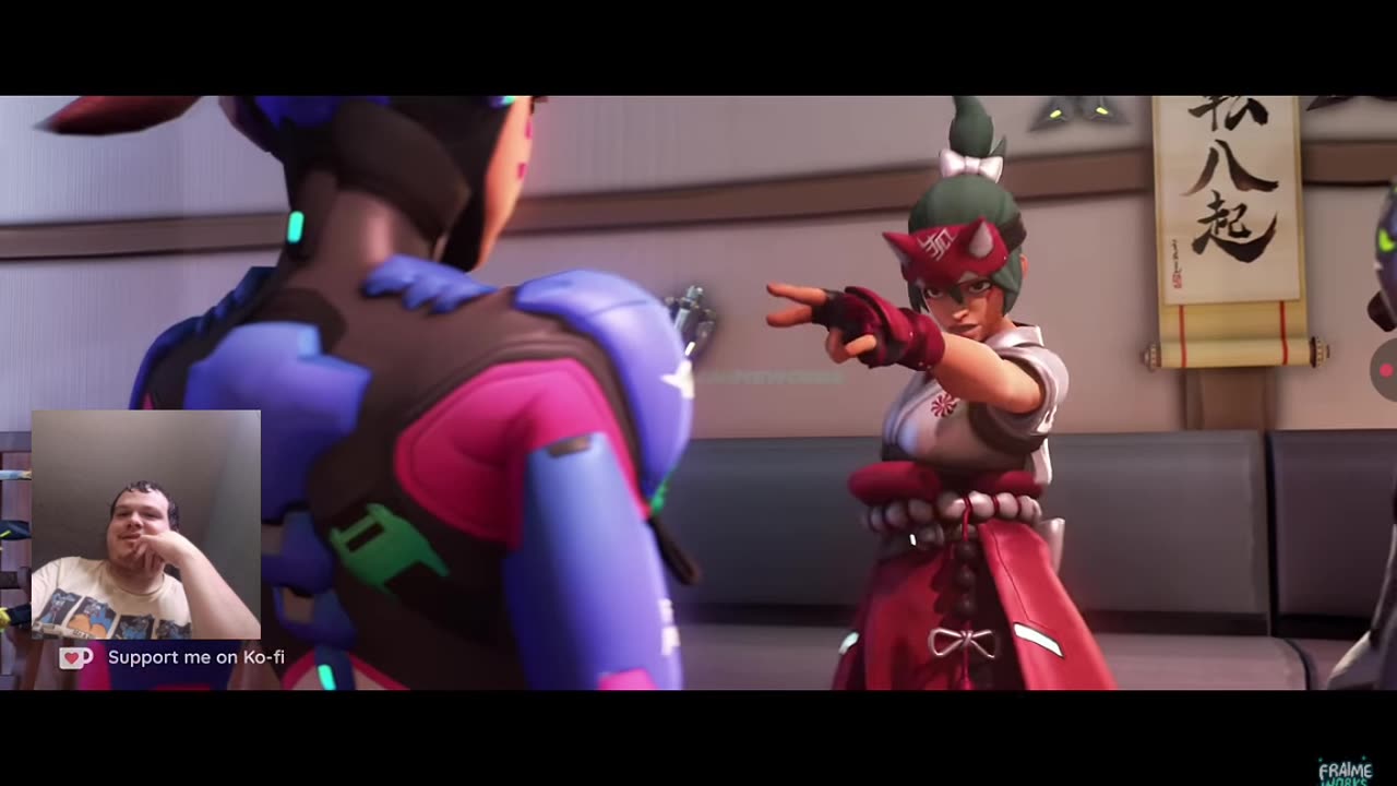 Reacting To Kiriko's Missing Eyebrows - Overwatch 2 Animated Short