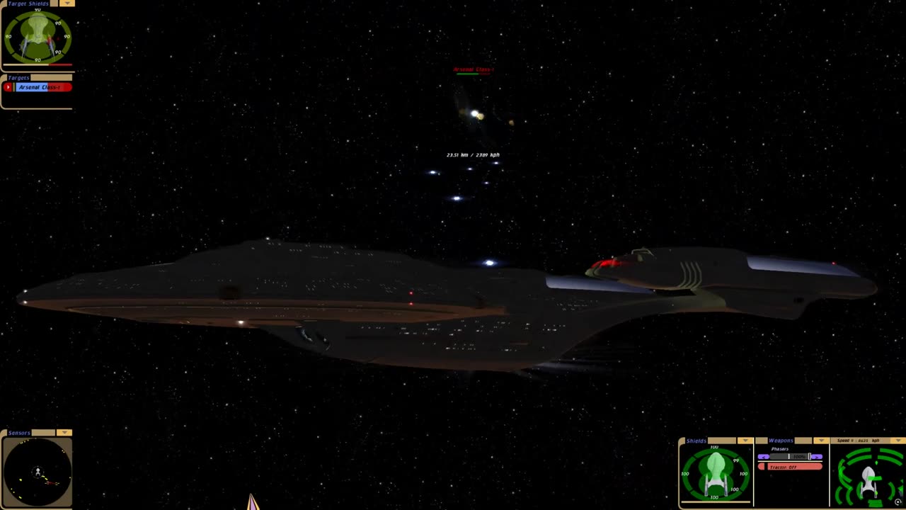 Enterprise G vs. Arsenal Class