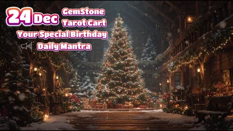 24 December 🌟 Your Special Personal Birthday Meaning December | Astrology • Tarot • Gemstones