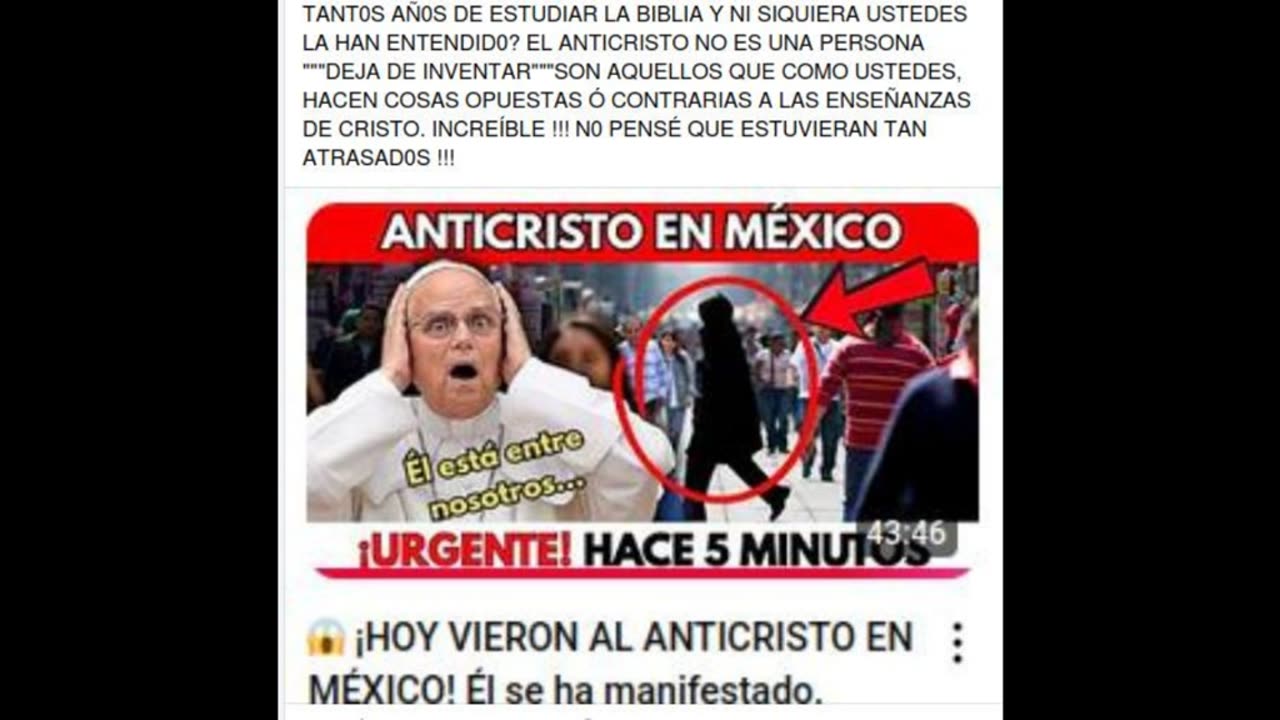 LOS TERRORIFICOS VIDEOS DEL FALSO PAPA LEON XIV