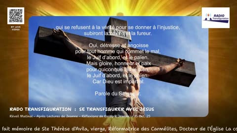 Réveil Matinal - Après Lectures de Jeanne - Réflexions de Curdy & Jeanne - 15 Oct. 25