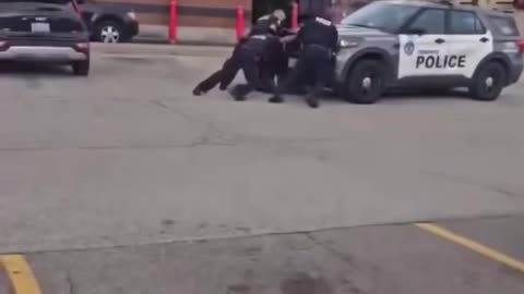 Video shows Toronto police officer forgetting to put his SUV in park — before putting it in drive