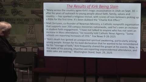 Charlie Kirk- My Turn- Pastor Bill Hughes
