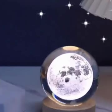 Creative Crystal Ball Night Lamp, Desktop Decor