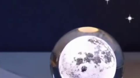 Creative Crystal Ball Night Lamp, Desktop Decor