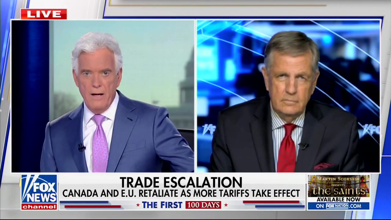 Brit Hume Predicts Tariffs May Boost US Manufacturing Long-Term