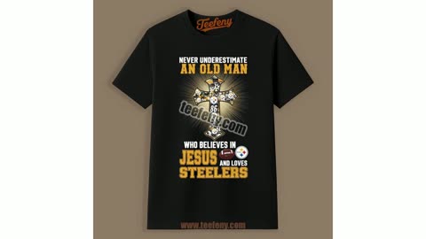 Pittsburgh Steelers Old Man Believes In Jesus Shirt