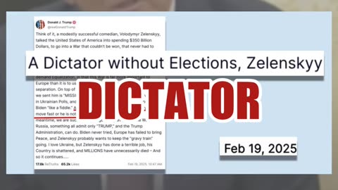 Fact Check: 'Did I Say That?' Yes, Trump DID Call Zelenskyy 'A Dictator'