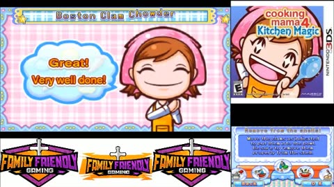 Cooking Mama 4 Kitchen Magic Boston Clam Chowder