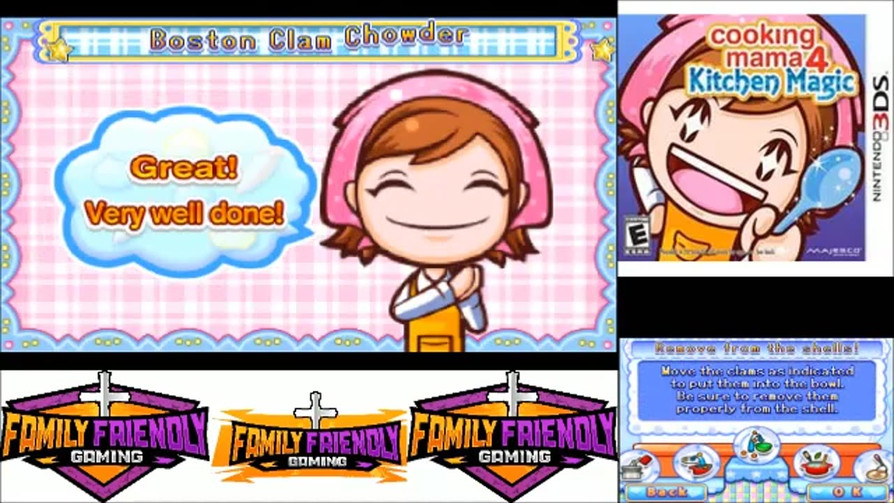Cooking Mama 4 Kitchen Magic Boston Clam Chowder