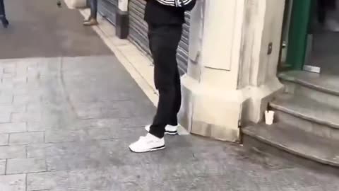 In this video of Dublin streets, no Irish people are seen.