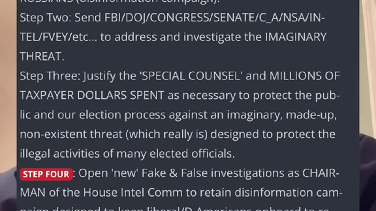 OPEN NEW FAKE & FALSE INVESTIGATIONS FISA WORKS BOTH WAYS