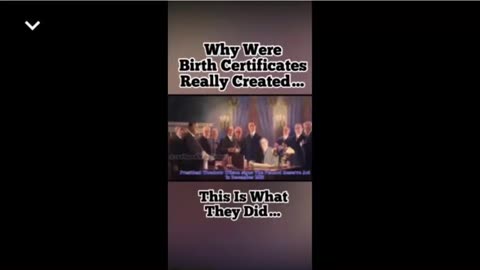 Central bankers made American citizens Corporations with the issuances of birth certificates