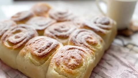 Булочки с заварным кремом💜Рецепт