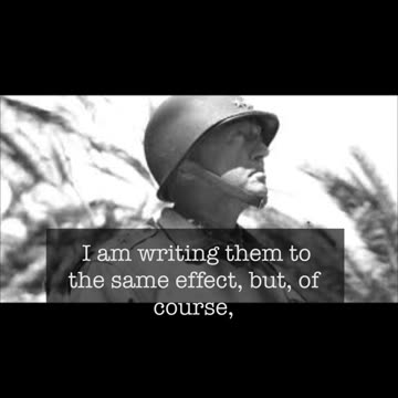 Feb 18, 2024 Gen. Patton quotation of the day: To BG A.D. Surles #nirvana