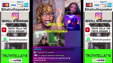 QUEENIVY 1ST SHIFT SOLO THEN PANEL WITH 3 GOSSIPING MF'S ASHLEY CHINARED, GANGGANG, & LEIUTENANT WITH SPECIAL GUEST MC SHAKIE PT. 1