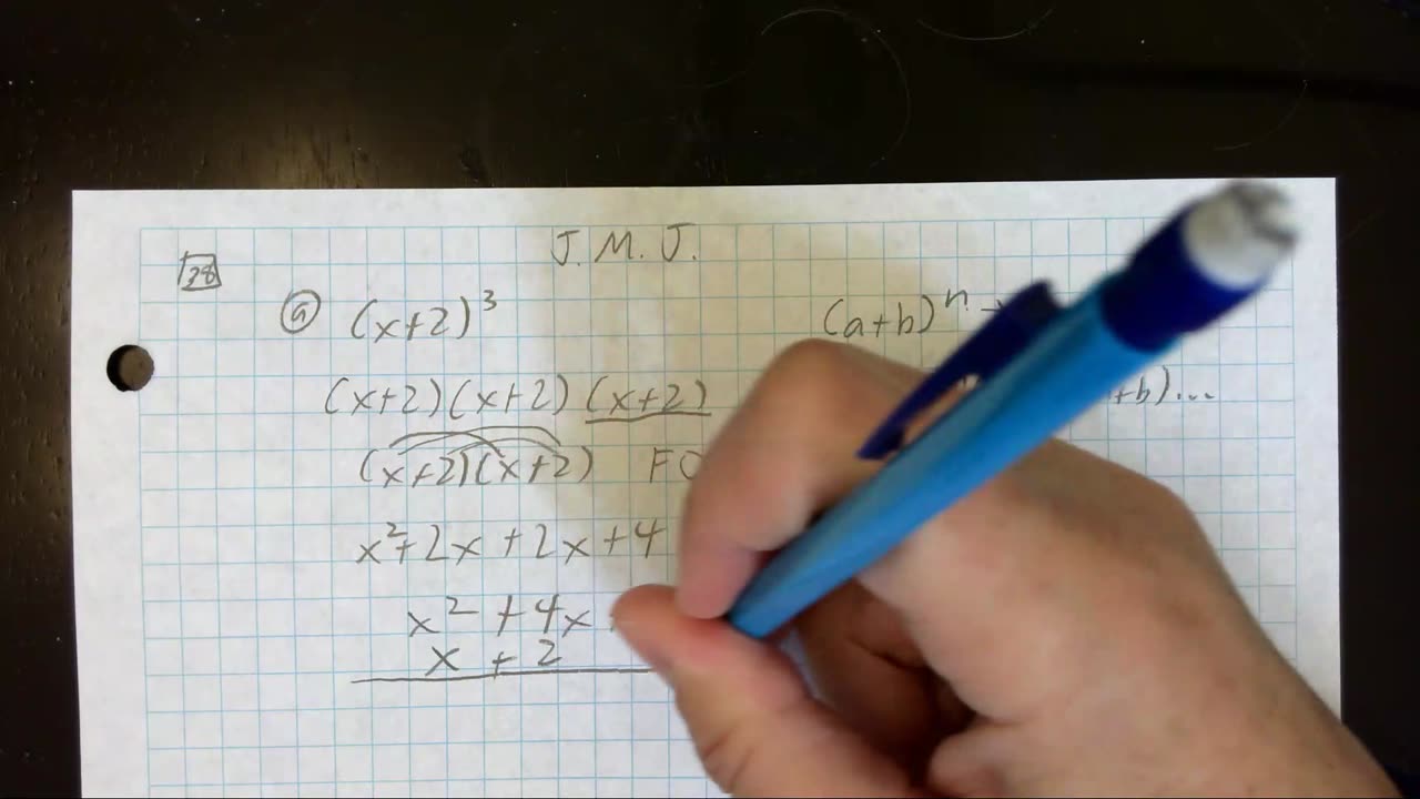 Saxon Algebra 2 Lesson 38 (a)