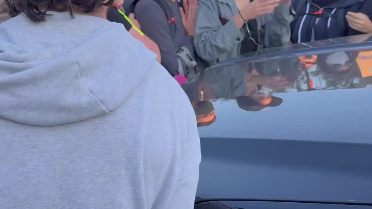 Dem Congressional Candidate Kat Abughazaleh Films Herself Blocking An ICE Vehicle