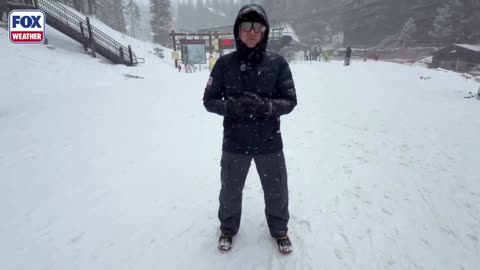 GOLDEN STATE SNOWFALL ❄️storms to dump snow across mountain ranges of California