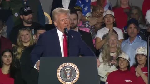 President Trump Gives Speech on No Tax on Tips Policy in Las Vegas