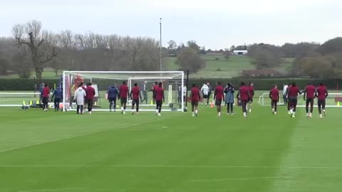 Jesus, Odegaard & Martinelli RETURN, Gyokeres OUT as Arsenal train