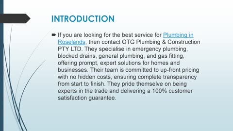 Best Plumbing in Roselands