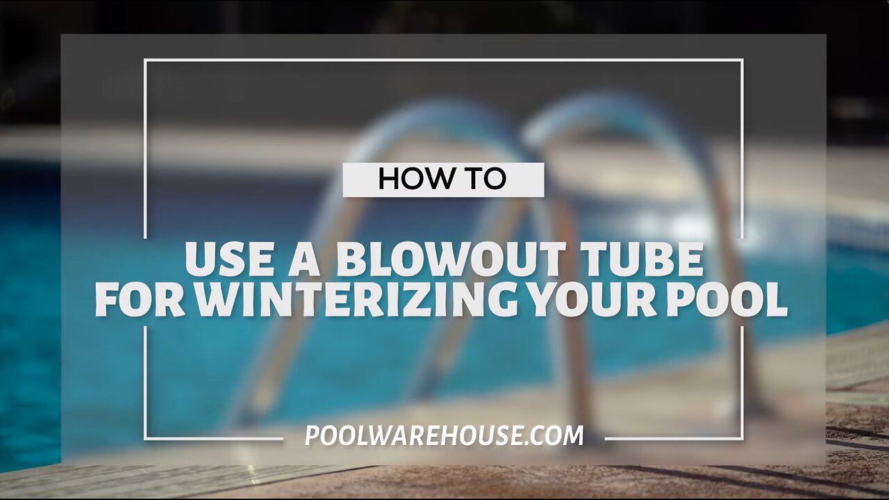 How To Winterize Your Pool Using A Blowout Tube or Gizzmo | Pool Warehouse