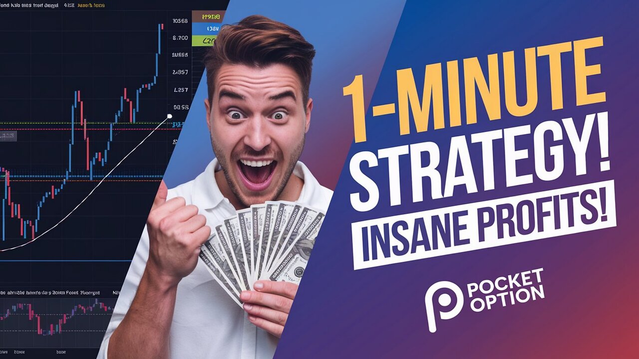 Pocket Option 1-Minute Trading Strategy | Binary Options Trading Strategy | Trading Options