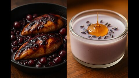 The Vine of Victory | Grape-Glazed Chicken + Lavender Faith Cream | FlavorVille Faith Series