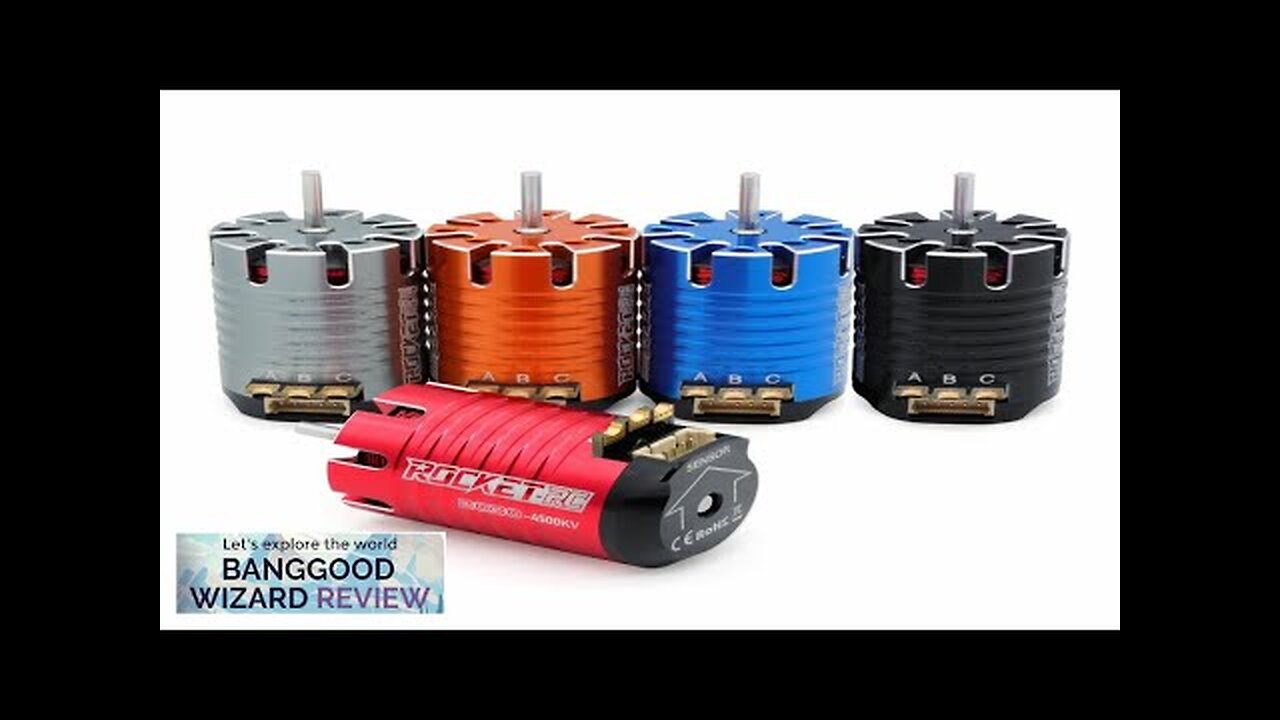 Surpass Hobby ROCKET RC MINI 2030 3500/4500/5500/6800KV Sensored Brushless Motor for 1/18 Review