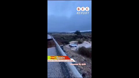 #Spain #StormClaudia #Landslide #HeavyRain #Seville #Huelva #ExtremeWeather #climate #anomaly