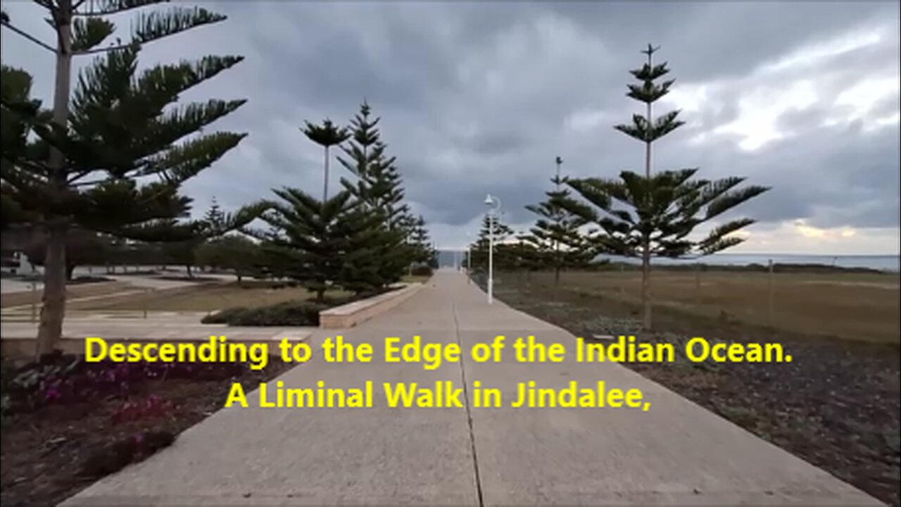Descending to the Edge of the Indian Ocean. A Liminal Walk in Jindalee, Perth, Australia.