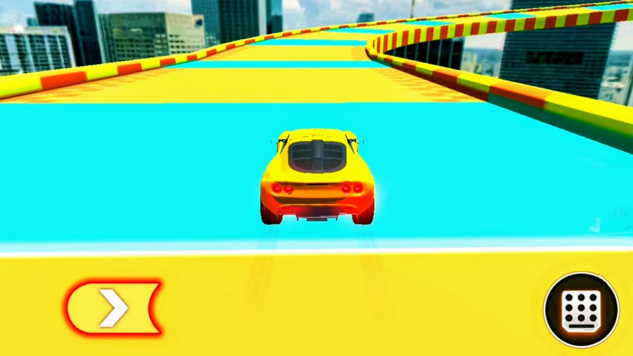 Colourful Road in Car Ramp - Car Games - Android Gameplay 🔥 - @NS7GMRZ