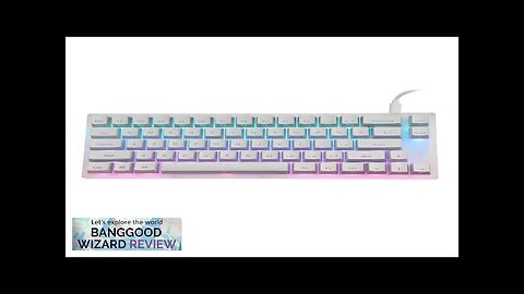 GamaKay K66 Mechanical Keyboard 66 Keys Gateron Switch Hot Swappable Tyce-C Wired Review