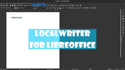 Boost LibreOffice with AI: LocalWriter Installation Guide (Fedora & Qwen2.5-Coder)