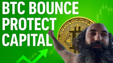 BITCOIN TRADES BOUNCING, PROTECTING CAPITAL!