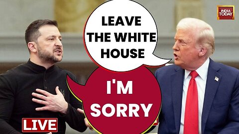 LIVE: Trump-Zelenskyy Meet Turns Into Shouting Match, Trump Asks Zelenskyy To Leave White House