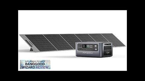 US Direct Aferiy P210 2400W 2048Wh Portable Power Station +1* S400 400W Review