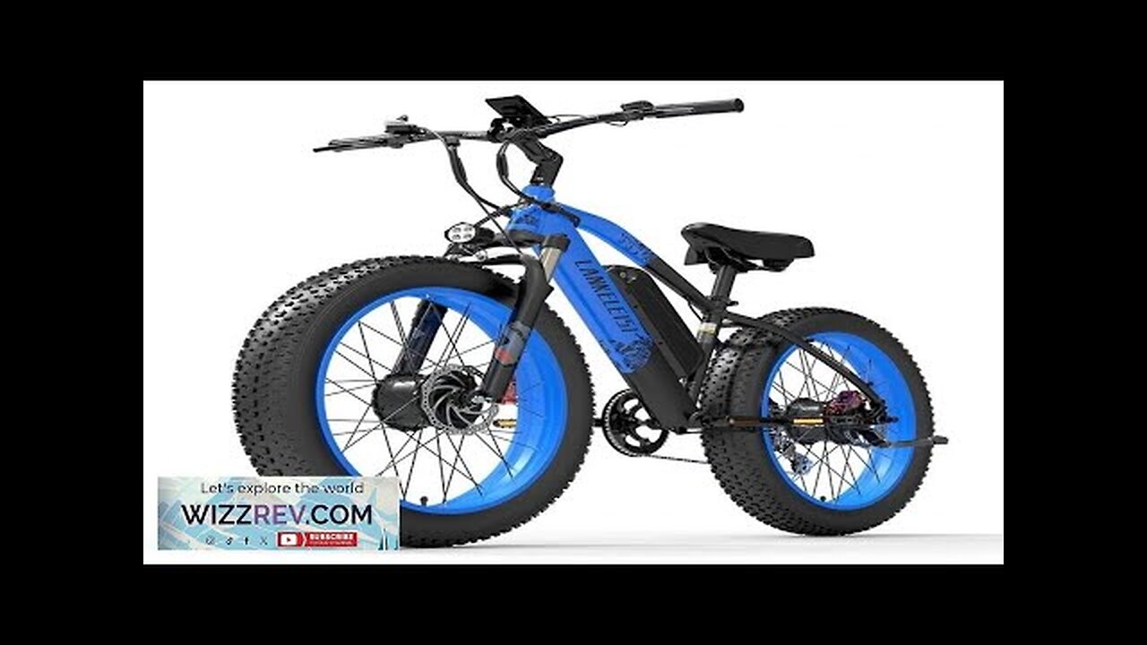 US DIRECT LANKELEISI MG740 PLUS 48V 20Ah 1000W*2 Dual Motor Electric Bicycle Review