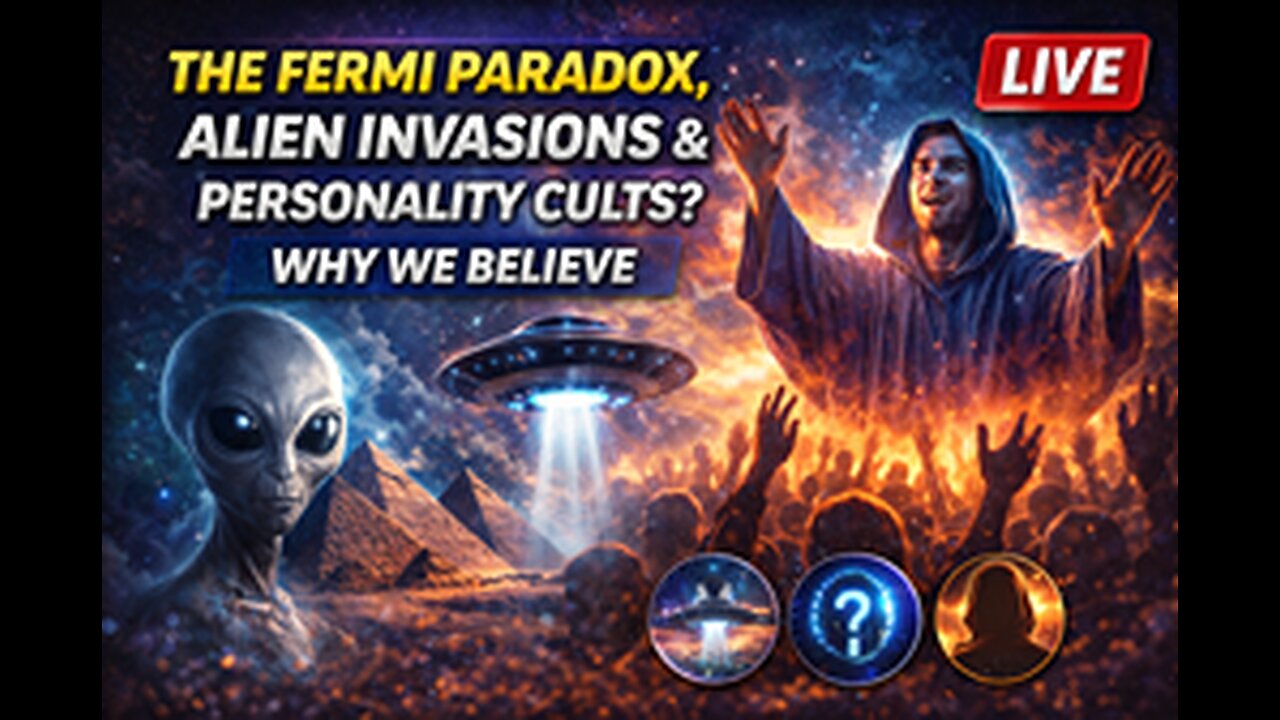 The Fermi Paradox, Alien Invasions & Personality Cults | Why We Believe (LIVE)
