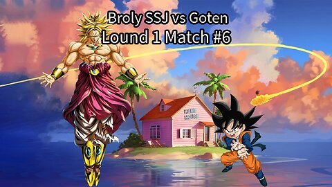 Lound 1 Match #6: Broly SSJ vs Goten (Dragon Ball Raging Blast 2 Ultimate Tournament)