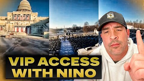 Trump Inauguration VIP Access - Behind The Scenes..Backstage Set Up