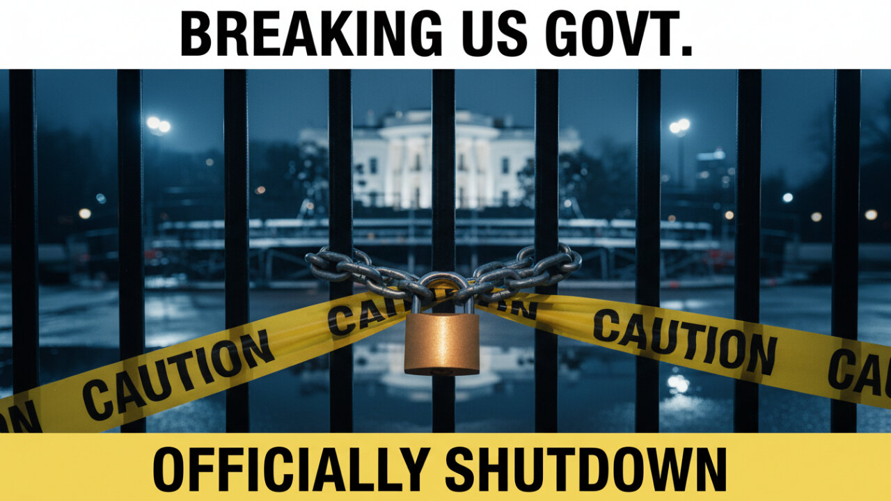 Breaking: US Government Officially SHUTDOWN Today 🚨