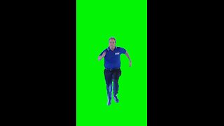 Referee Running | Green Screen