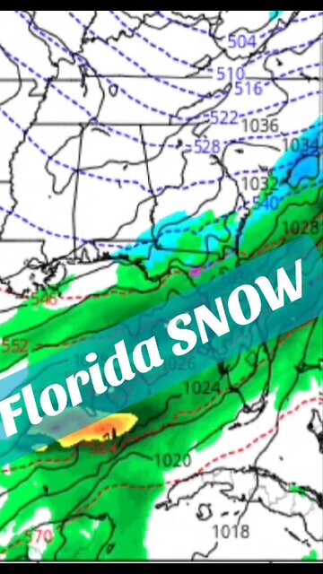 WILL THERE BE SNOW IN FLORIDA? Stay Tuned... 👀Next Week