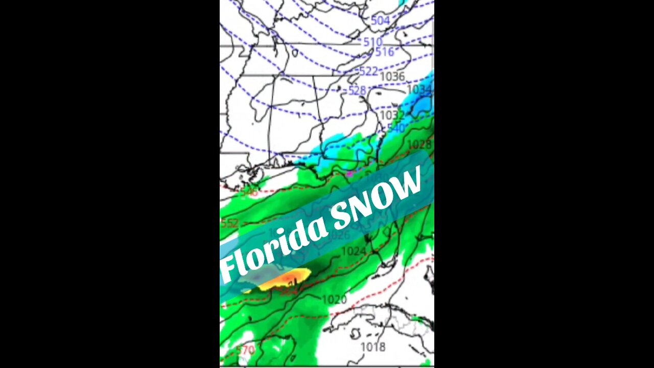 WILL THERE BE SNOW IN FLORIDA? Stay Tuned... 👀Next Week