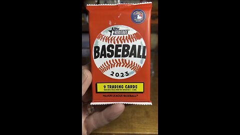 2023 #Topps Heritage #baseballcards #packopening #toppsheritage #sportscards dud pack